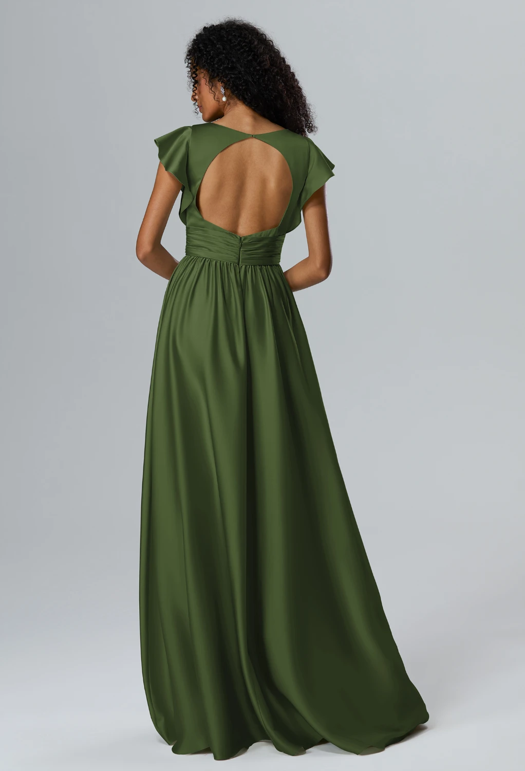 AW Willow Green Olive  Wedding Guest Dresses